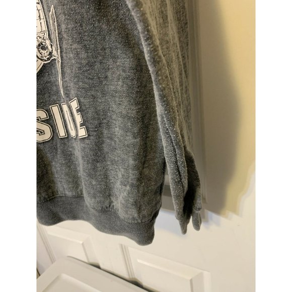 Welcome To The Dark Side Sweat Men’s Sz L STAR WARS Darth Vader Grey Deathstar - Picture 5 of 7